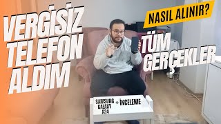 VERGİSİZ TELEFON ALDIM YENİ TELEFONİNCELEME [upl. by Ahsytal]