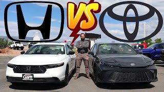 2025 Toyota Camry vs Honda Accord Is The New Camry Really Better [upl. by Evita]