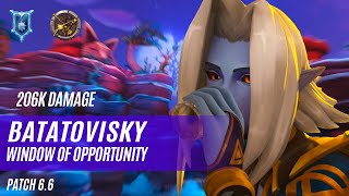 206K DAMAGE BATATOVISKY SAATI PALADINS COMPETITIVE DIAMOND WINDOW OF OPPORTUNITY [upl. by Asirral]