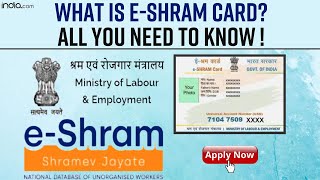 eShram Card What Is eShram Card What Are Its Benefits How To Register All You Need To Know [upl. by Chaudoin551]