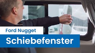 Ford Nugget  Nugget Plus Schiebefenster Fahrer und Beifahrerseite nachrüsten [upl. by Ailaham692]