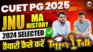 JNU में Admission कैसे मिलेगा  JNU Selected Topper Talk  CUET MA History cuetpg2025 jnu cuet [upl. by Caralie]