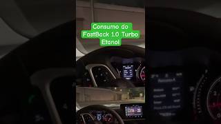 CONSUMO DO FASTBACK AUDACE 10 TURBO NO ETANOL EM PERCURSO MISTO E DIREÇÃO ESPORTIVA [upl. by Runkle]