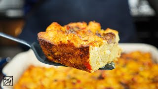 Indulge in the Best Christmas Breakfast Casserole Recipe [upl. by Neffets]