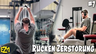 GYM VLOG 7  RÜCKEN BIZEPS HINTERE SCHULTER [upl. by Akym]