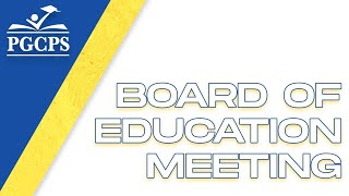 PGCPS Board of Education Vote to Meet in Executive Session 6272024 [upl. by Gnehp893]