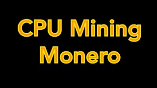 Raspberry Pi CPU Mining Monero Cryptocurrency [upl. by Nitas]