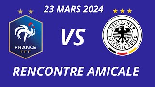 France  Allemagne match amical [upl. by Retrac900]