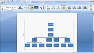 How to Make Organizational ChartLearn ms word easily [upl. by Amarillis]