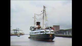 Manxman IOMSPC  Last sailing to Belfast 27 August 1982 [upl. by Thornburg348]