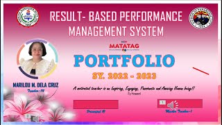 RESULTS BASED PERFORMANCE MANAGEMENT SYSTEM RPMS 2023 [upl. by Ursel]