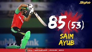 Saim Ayubs Incredible Innings to Put Him Top of the Scoring Charts  CPL 2023 [upl. by Negroj189]