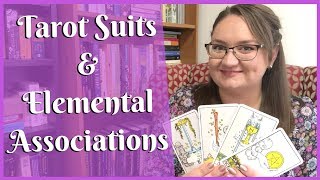 How to Read the Tarot Suits amp the Elemental Correspondences  What do the suits of tarot mean [upl. by Anauqal]