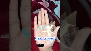 Girdle of Venus palmistery astrology palmistry palmstudy love [upl. by Newhall]