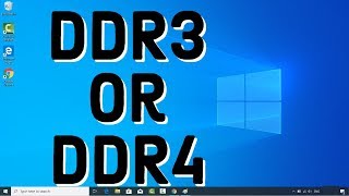 How to check the RAM type DDR3 or DDR4 in Windows 10 [upl. by Goodard]