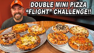 The Most Pizzas Ive Ever Eaten  QCs Double Mini Pizza Flight Challenge [upl. by Drofxer]