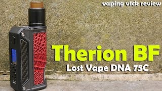 Therion BF DNA 75C from Lost Vape  Review [upl. by Initof]