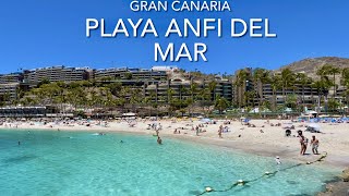 Playa Anfi Del Mar Gran Canaria 4K [upl. by Leiser]