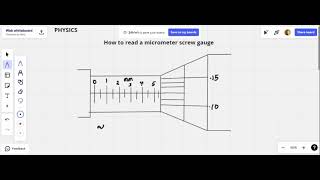 PHY How to take readings from a micrometer screw gauge eg1 [upl. by Suisyola]