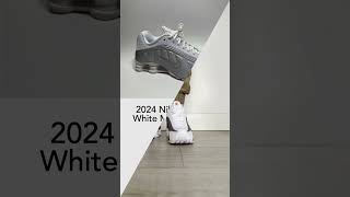 2024 Nike Shox R4 White Metallic Silver kixxstar [upl. by Aim772]