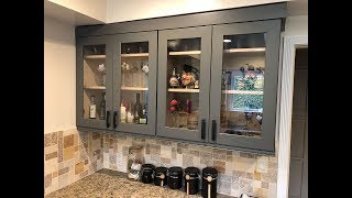 DIY Kitchen Glass Doors [upl. by Epp]