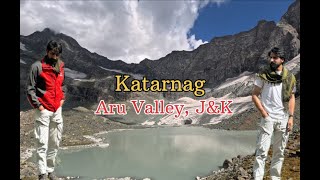 Katarnag two alpine lakes in Aru Valley Pahalgam JampK [upl. by Acinok]