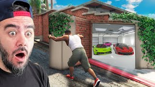 FRANKLIN GIZLI FERRARI GARAJINI AÇTI  GTA 5 MODS [upl. by Aivan14]