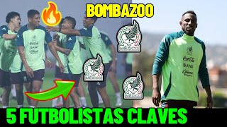 🔥😱Los 5 Futbolistas CLAVAS DE mexico Para ENFRENTAR A Honduras INESPERADO [upl. by Benedic857]