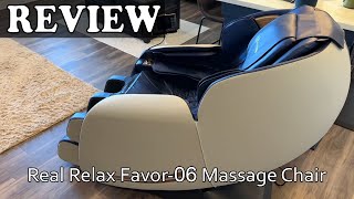 Review Real Relax Favor06 Zero Gravity Massage Chair  Is It Worth it [upl. by Alimac824]