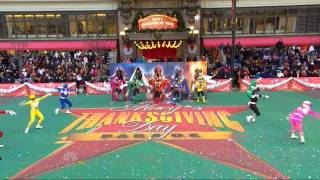 Power Rangers LIVE at the Macys Thanksgiving Day Parade [upl. by Lasky]