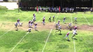 TOUCHDOWN BURROS BLANCOS INTERMEDIA 2015 [upl. by Ettegroeg]