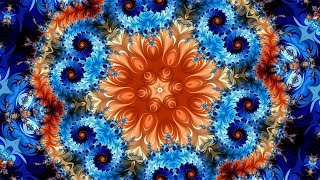 The Splendor of Color Kaleidoscope Video with a variable number of mirrors 422 mirrors Alchemy1 [upl. by Milewski955]