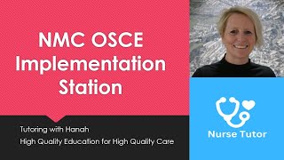 NMC OSCE Implementation Station 2024 [upl. by Oinesra]