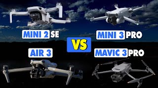 DJI Mini 3 vs DJI Mini 2 SE vs DJI Mini SE  Ultimate Drone Comparison [upl. by Anhsirk]