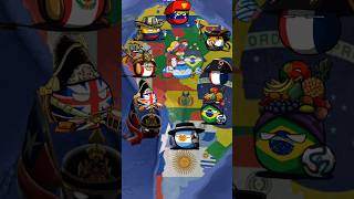 SUDAMERICA Y SUS PAÍSES countryballs paises historia datoscuriosos mapa [upl. by Tewell]