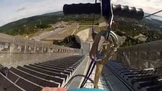 Holmenkollen Zipline 2013  Full HD [upl. by Julienne]