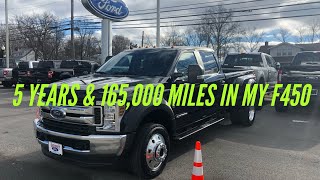 F450 PICKUP REAL WORLD REVIEW 5 years 165000 miles in my 2019 Powerstroke Super Duty [upl. by Mckenna]