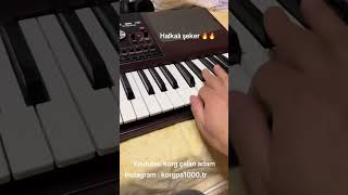 Halkalı şeker 🔥😚🤫 karaoke cover piano halkalışeker pianocover [upl. by Anawqahs]