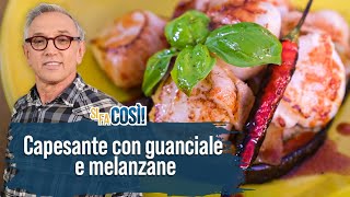 Capesante con guanciale e melanzane  Si fa così  Chef BRUNO BARBIERI [upl. by Ongun602]