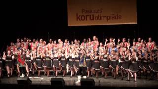 World Choir Games 2014 Riga 10072014 South Africa University of Pretoria Chamerata [upl. by Gabrila]