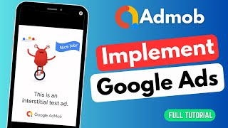 How to Integrate ADMOB ad in android app  💰 EARN money from app  2024 [upl. by Scevour]