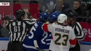 Max Domi sucker punch on Sam Bennett  Tough Call Recommendation [upl. by Ykcir]