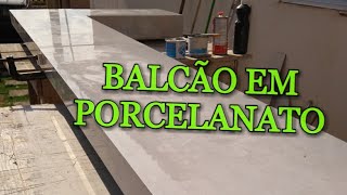 Balcão em porcelanato Cozinha Americana [upl. by Ludmilla]