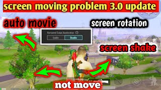 32 update screen moving problem bgmi pubg screen shaking how to fix screen moving problem [upl. by Tsyhtema]