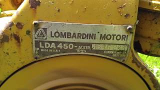 Lombardini LD450 Diesel engine [upl. by Akeemahs242]