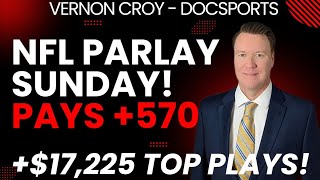 3 TEAM NFL PARLAY PAYS 570 SUNDAY NFL Parlay Picks and Predictions 10202024 NFL Parlay Bets [upl. by Needan]