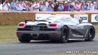 Koenigsegg Agera Full Throttle Acceleration and Fly By [upl. by Eilsel449]