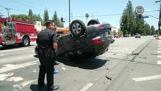 Crash Caught on Camera  2 Accidents in the same Intersection [upl. by Giacinta]