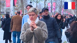 Paris France 🇫🇷 Avenue des ChampsÉlysées Walking Tour [upl. by Nealon]