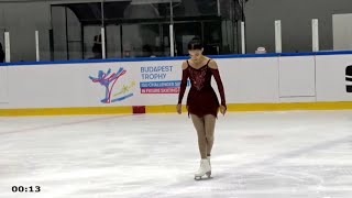 Madeline Schizas  Budapest Trophy 2024 FS【Danse Macabre】 [upl. by Lemhar]